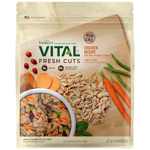 Freshpet Vital Fresh Cuts Shredded Chicken Dog Food 4.5 lbs