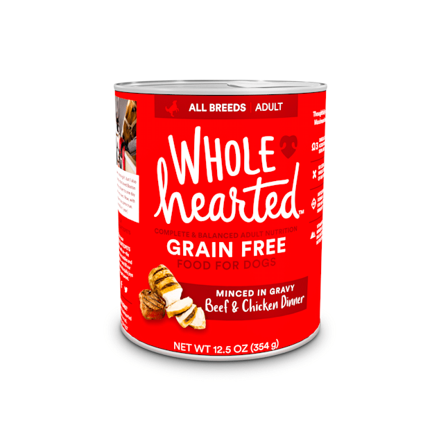 WholeHearted Grain-Free Adult Beef and Chicken Dinner Wet Dog Food, 12.5 oz., Case of 8 - Carousel image #1