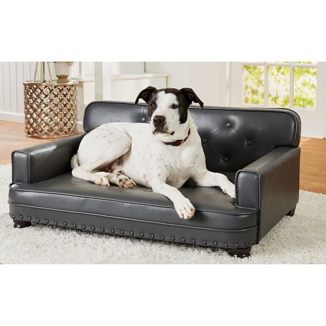 Enchanted Home Pet Library Pet Grey Sofa for Dog 40.5