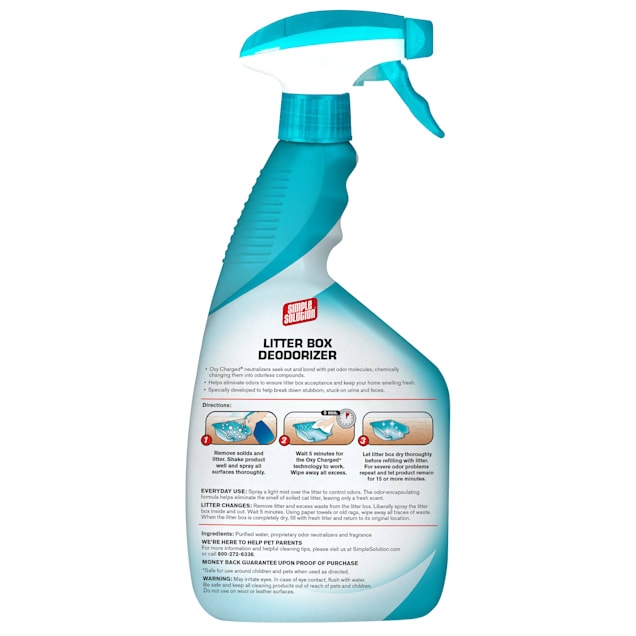 Cat spraying in litter box online