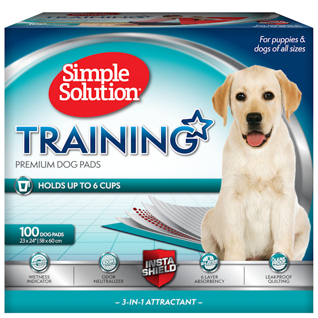 Simple Solution Dog Training Pads, Count of 100 Petco