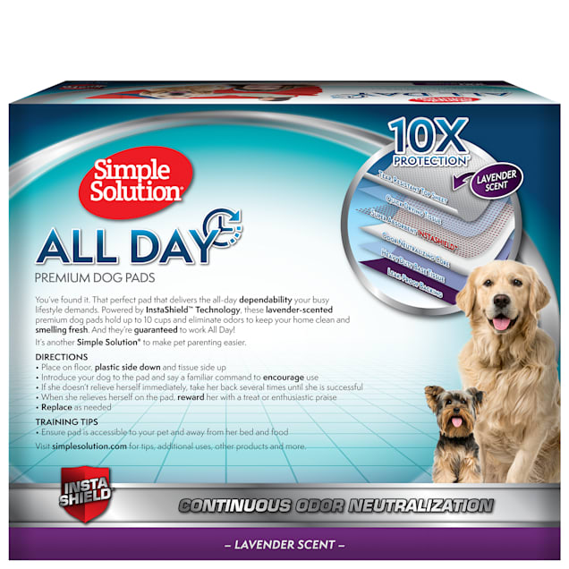 Simple solutions puppy pads 100 clearance