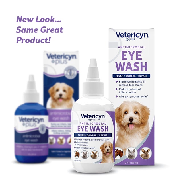 Vetericyn Plus Antimicrobial Pet Eye Wash 3 fl. oz. Petco