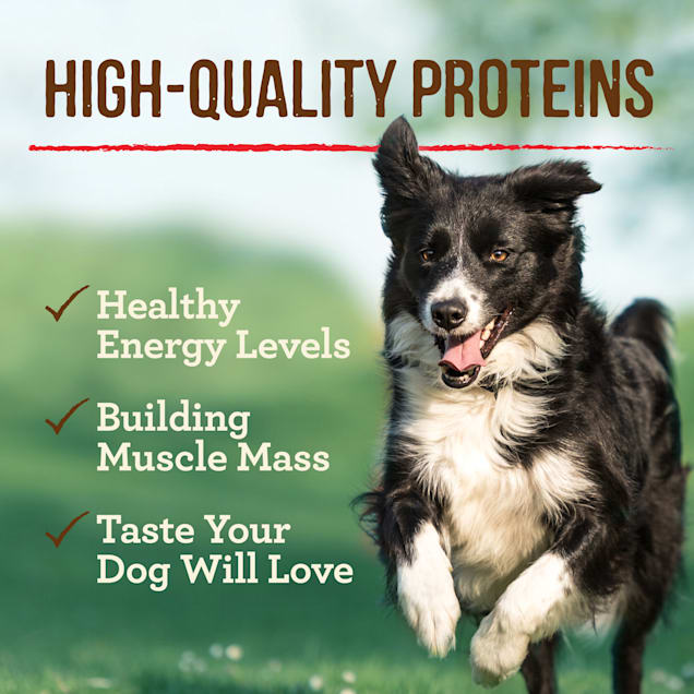 Merrick Real Grain Free Beef Lamb Bison Dinner Canned Dog Food 12.7 oz. Case of 12 Petco