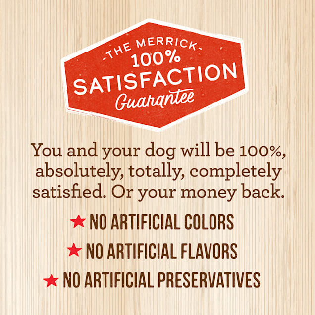 Merrick grain free puppy plate top