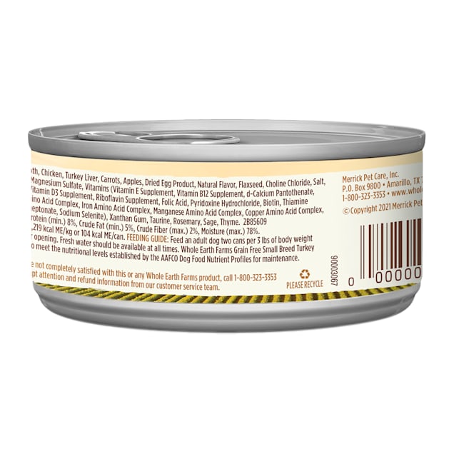 whole earth farms wet dog food
