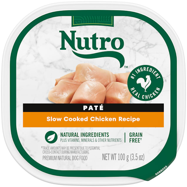 Nutro Grain Free Pate Slow Cooked Chicken Recipe Wet Dog Food 3.5