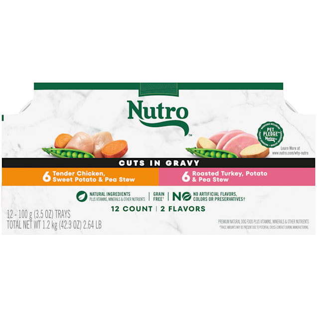 Nutro Grain Free Variety Pack Tender Chicken Sweet Potato Pea