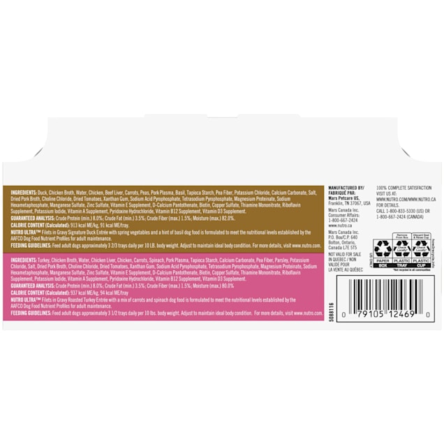 Nutro Ultra Grain Free Filets in Gravy Taste of the Classics