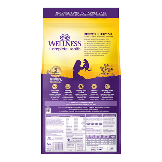 Wellness complete health cheap grain free cat food