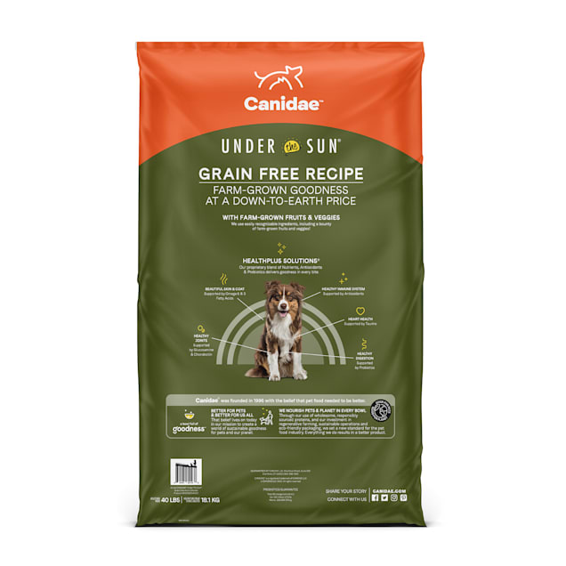 Under the sun large breed dog food cheap