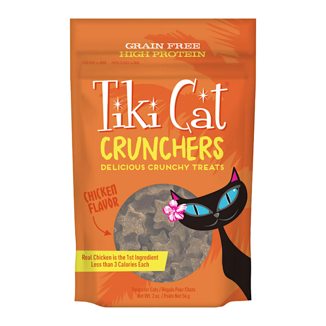 Tiki Cat Crunchy Treats Grain-Free Chicken & Pumpkin for Cats, 2 oz. - Carousel image #1