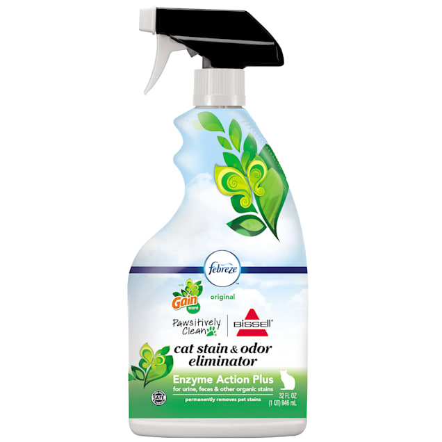 Bissell Pawsitively Clean with Febreze Cat Stain Odor Eliminator Lavender 32 fl. oz. Petco