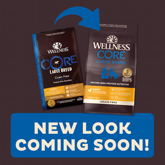 Wellness large shop breed puppy food
