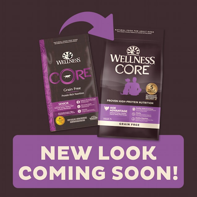 Wellness CORE Natural Grain Free Senior Dry Dog Food 24 lbs. Petco