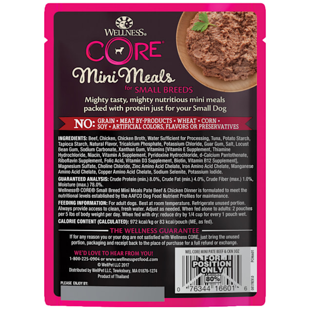 Petco wellness small breed hot sale