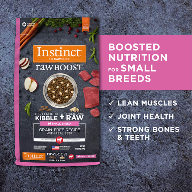 Instinct Raw Boost Puppy Grain Free Recipe with Real Chicken Natural Dry  Dog Food, 10 lbs.