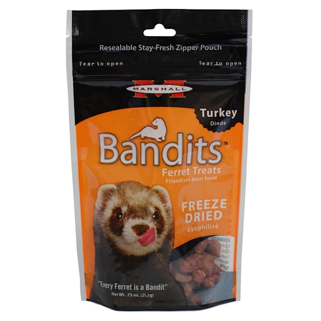 Marshall Ferret Extreme Freeze Dried Turkey Flavored Treats, 0.75 oz. - Carousel image #1