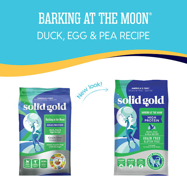Solid Gold Grain Free Barking At The Moon With Duck Egg Pea Recipe Dry Dog Food 22 Lbs Petco