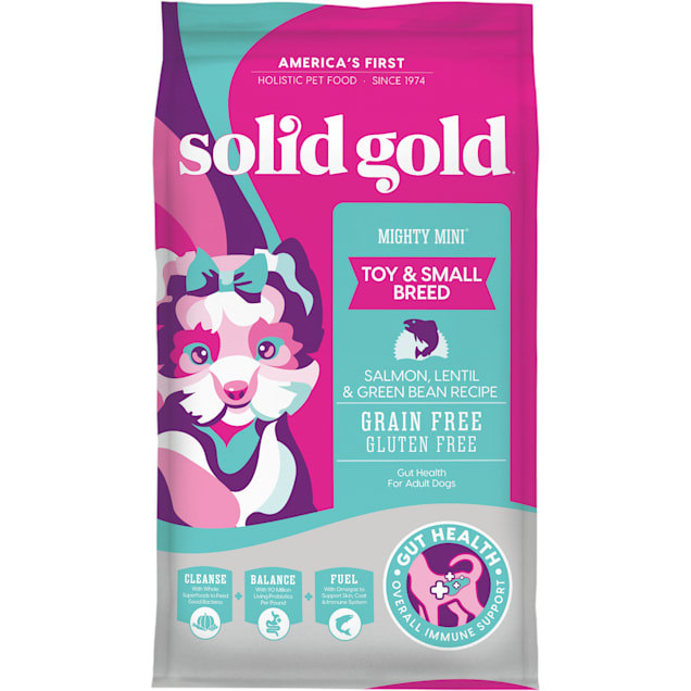 Solid gold dog food top weight control