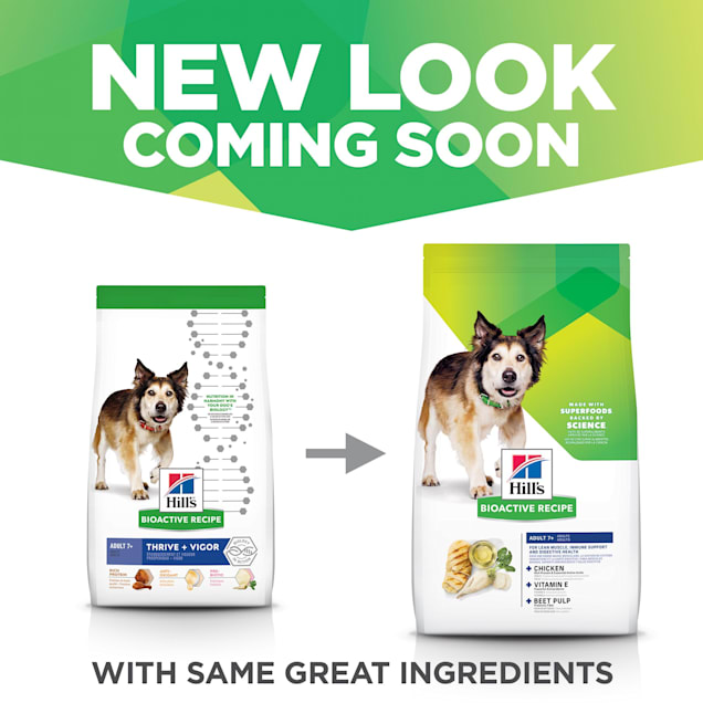 Hill's Bioactive Recipe Thrive + Vigor Chicken & Brown Rice ...