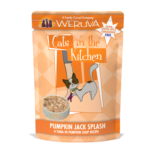 Cats in the Kitchen Pumpkin Jack Splash Tuna in Pumpkin Soup Recipe Wet