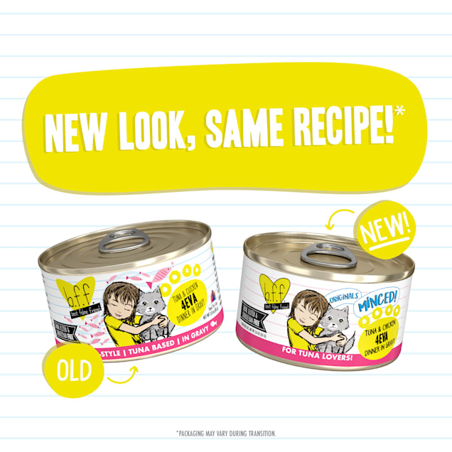 B.F.F. Originals 4EVA Tuna Chicken Dinner in Gravy Wet Cat Food