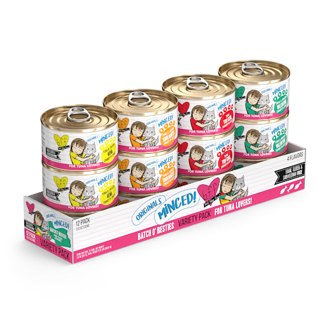B.F.F. Originals Batch 'O Besties Variety Pack Wet Cat Food, 3 oz., Count of 12 - Carousel image #1