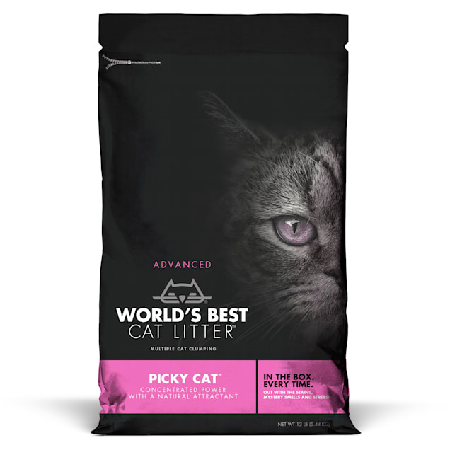 World's Best Unscent Advanced Picky Multi Corn Cat Litter, 12 lbs. Petco
