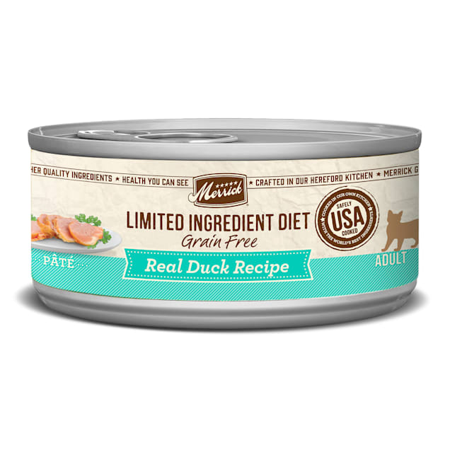 Merrick Grain Free Limited Ingredient Diet Duck Wet Cat Food, 2.75 oz