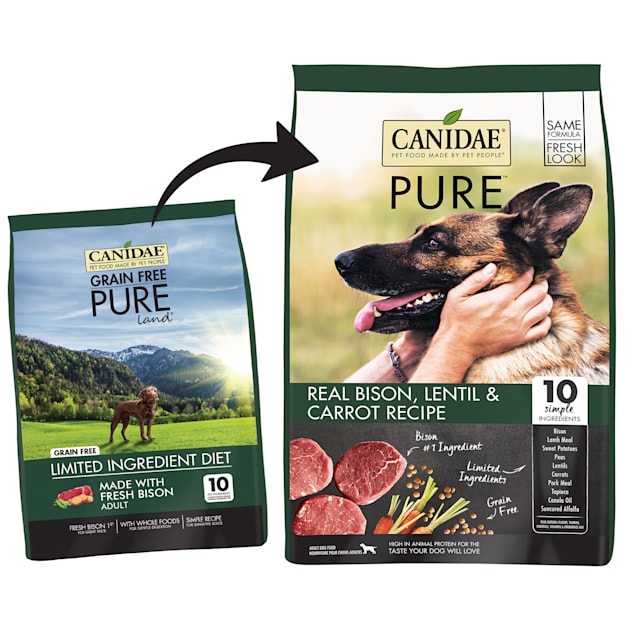Limited ingredient bison dog store food