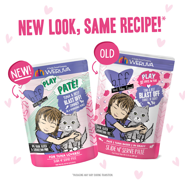B.F.F. P.L.A.Y. Pate Partay Variety Pack Wet Cat Food 3 oz. Count of 12 Petco