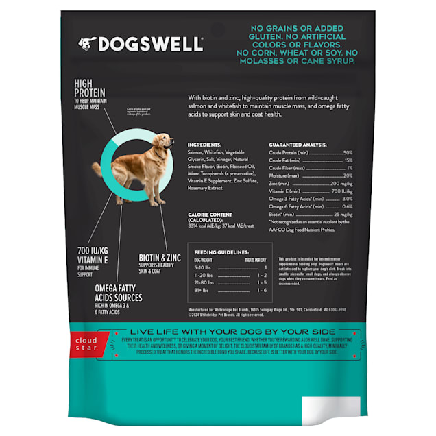 Dogswell jerky shop skin and coat