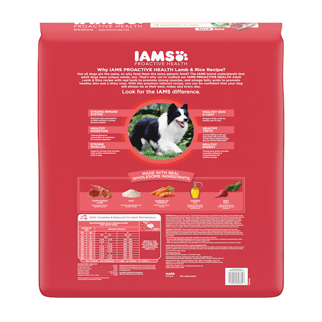 IAMS ProActive Health Minichunks Dry Dog Food with Real Lamb