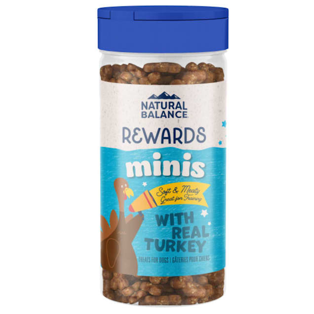 Natural Balance Limited Ingredient Diets Mini Rewards Soft & Chewy Turkey Formula Dog Treats, 5.3 oz. - Carousel image #1