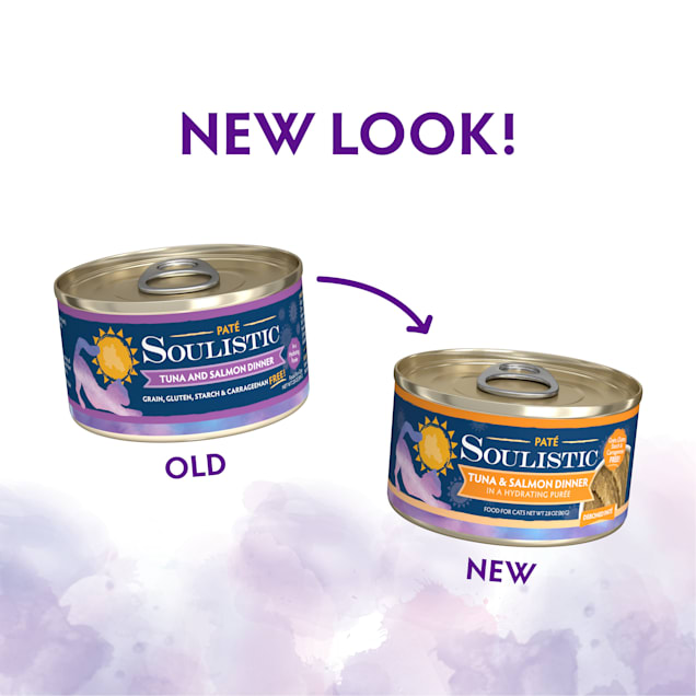 Soulistic Grain Free Tuna Salmon Pate Wet Cat Food 2.8oz from Petco