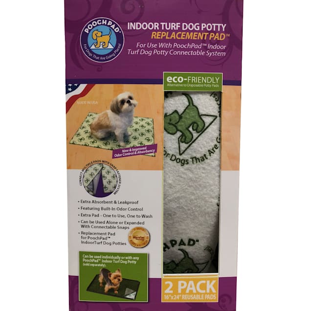 PoochPad Reusable Potty Pad for Dogs - White - S