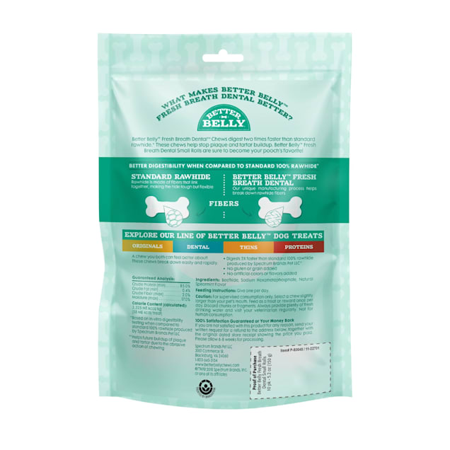 Better belly top dog chews