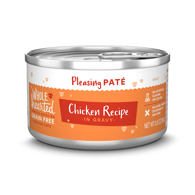 WholeHearted Grain Free Chicken Recipe Pate Adult Wet Cat Food, 2.8 oz