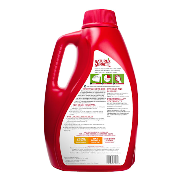 Nature's miracle carpet shampoo petco outlet