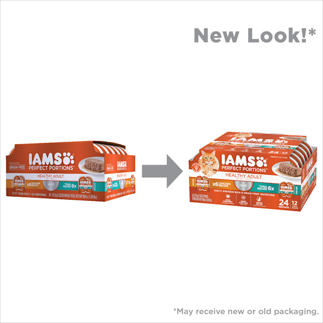 Iams wet cat deals food perfect portions