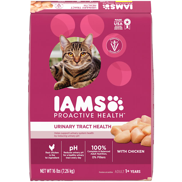 Iams ProActive Health Chicken Adult Urinary Tract Healthy Dry Cat Food, 16 lbs. - Carousel image #1