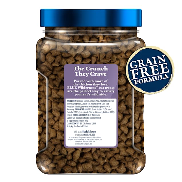 Blue wilderness cat treats outlet