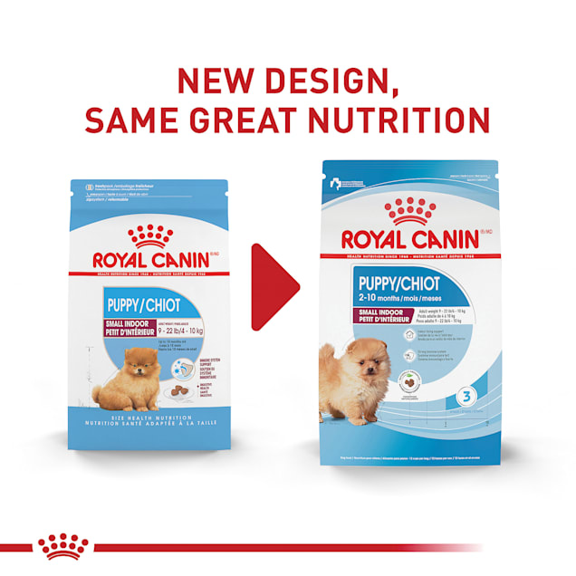 Royal Canin Indoor Small Puppy Dry Dog Food., 2.5 lbs.