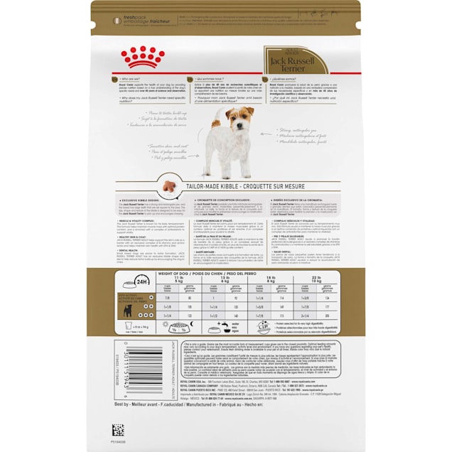 Royal Canin Jack Russell Terrier Adult Dry Dog Food 10 lbs