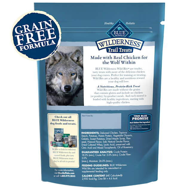 Blue wilderness trail treats wild bites chicken recipe discount