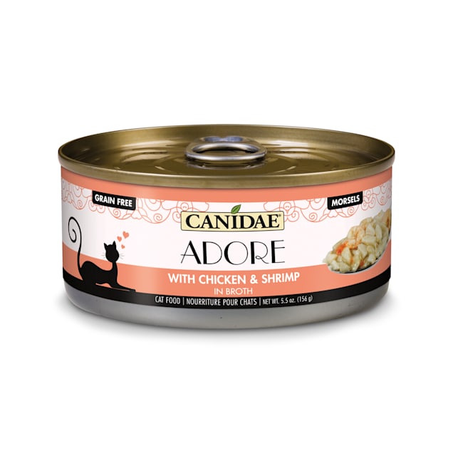 Canidae Adore Grain Free Chicken and Shrimp in Broth Wet Cat Food, 5.5 oz., Case of 24 - Carousel image #1