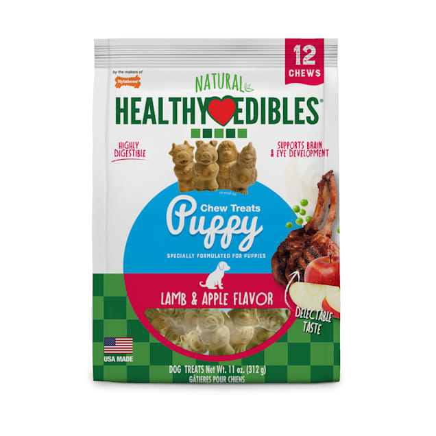 Nylabone Healthy Edibles Pals Puppy Treats, Pack of 12 - Carousel image #1