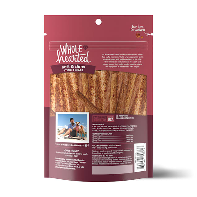 WholeHearted Grain Free Bacon Dog Treats 16 oz