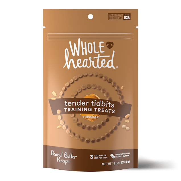 WholeHearted GrainFree Tender Tidbits Peanut Butter Recipe Dog
